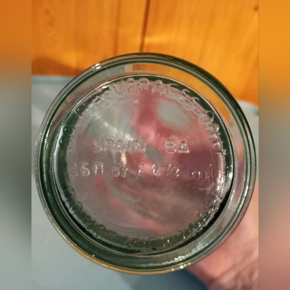 Starbucks Green Recycled Glass Tumbler with lid  Mermaid/Siren Logo 16 oz Spain - Picture 5 of 5